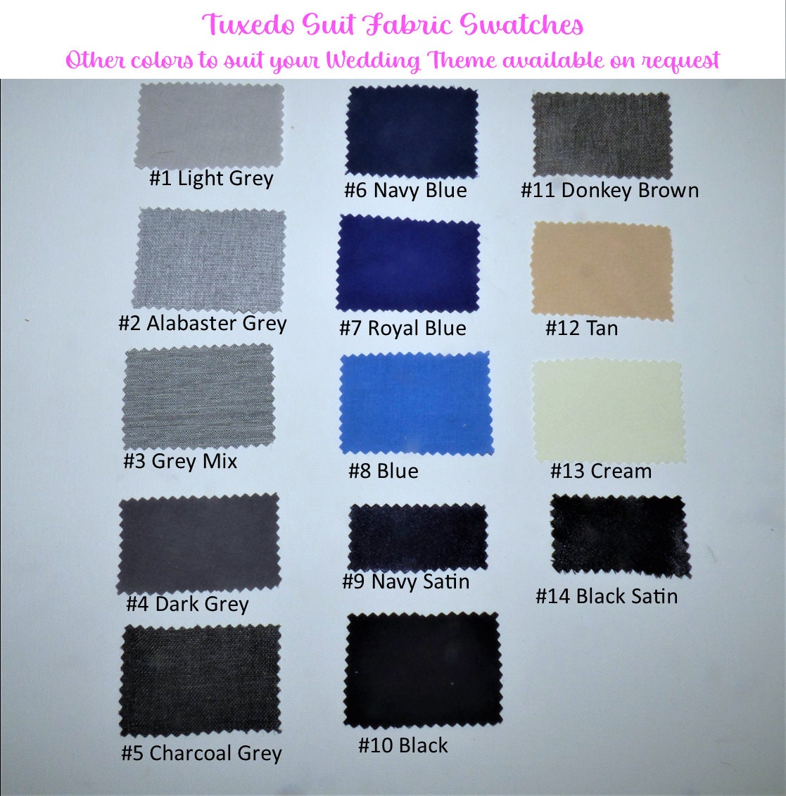 Dog Tuxedo Suit for Weddings, Custom Fit, Pet Wedding Attire, Choice of Colours