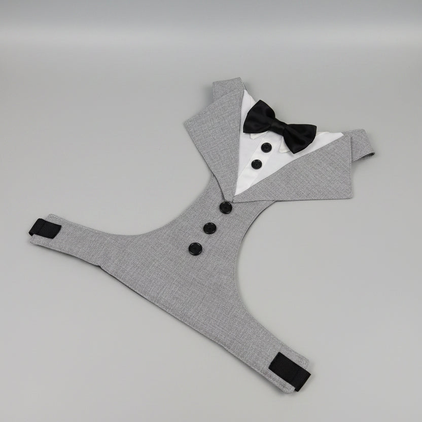 Custom Dog Tuxedo Harness | Luxury Wedding Harness for Dogs | Tailored to Fit All Sizes