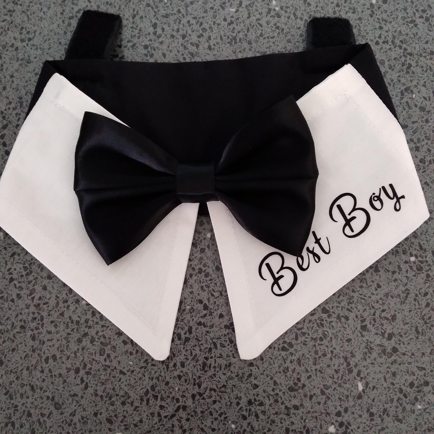 Best Dog Personalised Dog Tuxedo Bowtie Collar